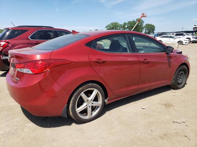 KMHDH4AE1DU736502 - 2013 HYUNDAI ELANTRA GLS RED photo 3