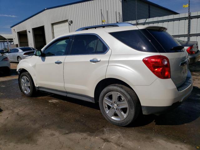 1GNALDEK8FZ144162 - 2015 CHEVROLET EQUINOX LTZ WHITE photo 2