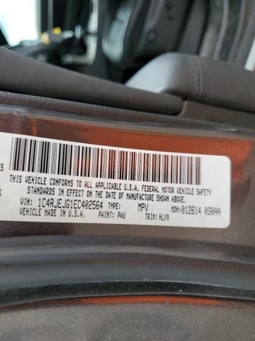 1C4RJEJG1EC402564 - 2014 JEEP GRAND CHER SUMMIT ნაცრისფერი ფოტო 13