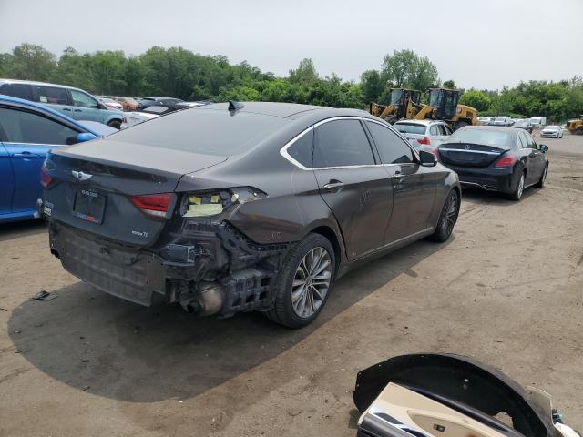 KMHGN4JEXFU061354 - 2015 HYUNDAI GENESIS 3.8L BLACK photo 3