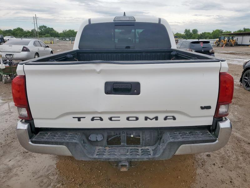 3TMAZ5CN8KM084230 - 2019 TOYOTA TACOMA DOUBLE CAB WHITE photo 6