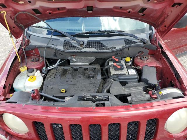 1C4NJRBB5CD624816 - 2012 JEEP PATRIOT SPORT RED photo 12