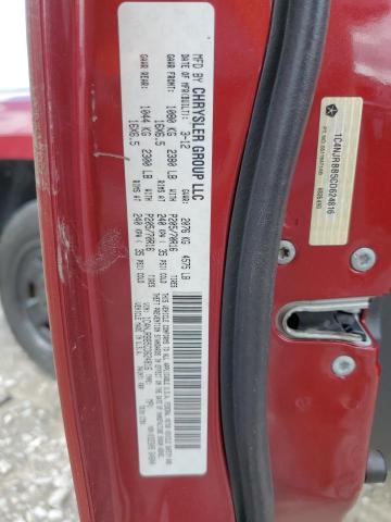 1C4NJRBB5CD624816 - 2012 JEEP PATRIOT SPORT RED photo 13