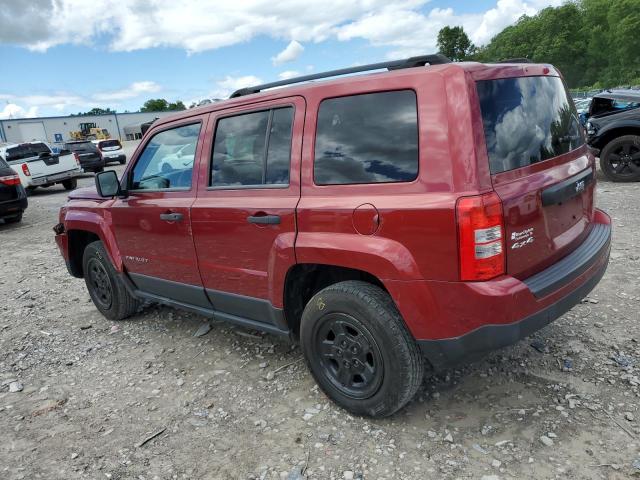 1C4NJRBB5CD624816 - 2012 JEEP PATRIOT SPORT RED photo 2