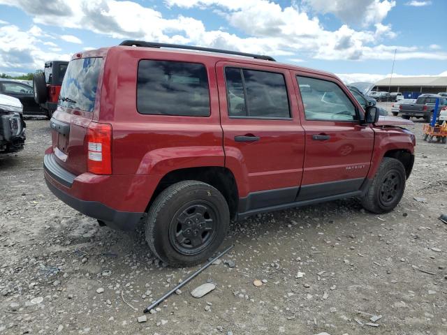 1C4NJRBB5CD624816 - 2012 JEEP PATRIOT SPORT RED photo 3