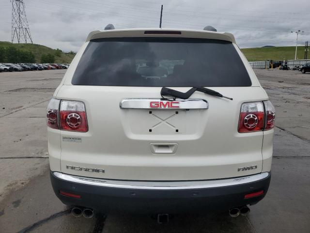 1GKKVRED0CJ270326 - 2012 GMC ACADIA SLT-1 CREAM photo 6