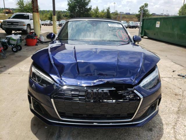 WAUYNGF58LN004236 - 2020 AUDI A5 PRESTIGE BLUE photo 5