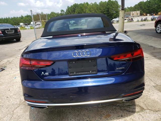 WAUYNGF58LN004236 - 2020 AUDI A5 PRESTIGE BLUE photo 6