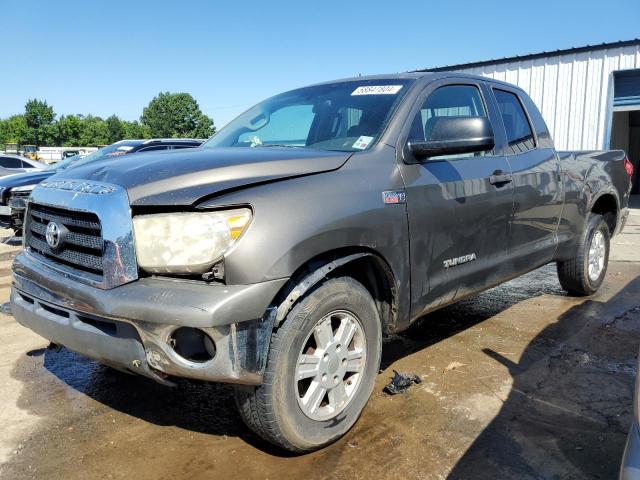 5TFRV54169X071880 - 2009 TOYOTA TUNDRA DOUBLE CAB GRAY photo 1