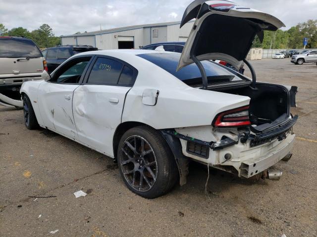 2C3CDXGJXKH681909 - 2019 DODGE CHARGER SCAT PACK WHITE photo 2