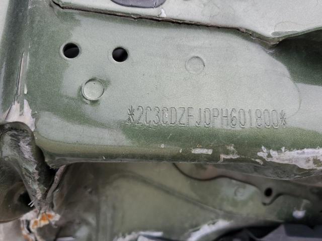 2C3CDZFJ0PH601800 - 2023 DODGE CHALLENGER R/T SCAT PACK GREEN photo 12