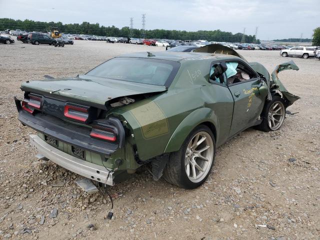 2C3CDZFJ0PH601800 - 2023 DODGE CHALLENGER R/T SCAT PACK GREEN photo 3