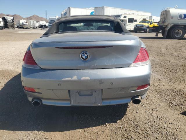 WBAEK73405B326722 - 2005 BMW 645 CI AUTOMATIC GRAY photo 6