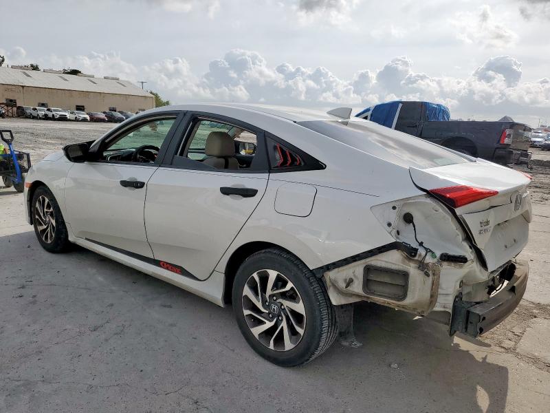 19XFC2F76HE020130 - 2017 HONDA CIVIC EX WHITE photo 2