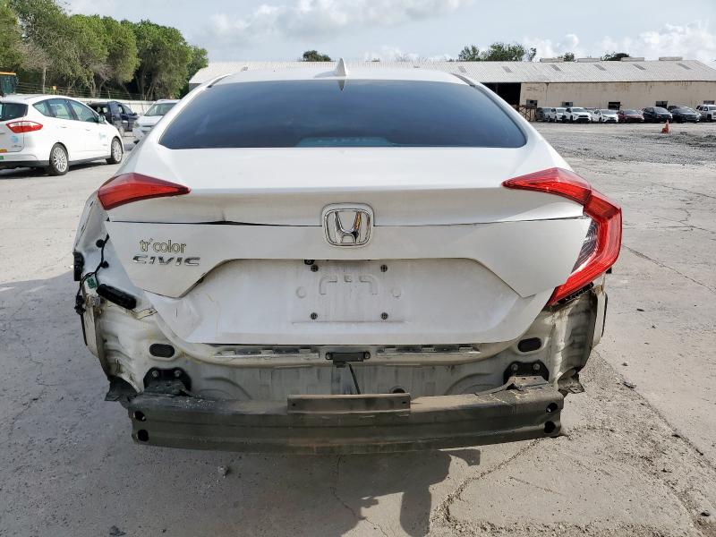 19XFC2F76HE020130 - 2017 HONDA CIVIC EX WHITE photo 6