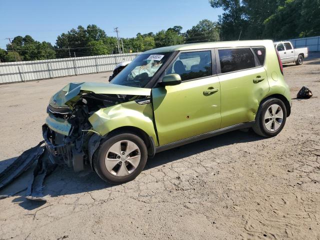 KNDJN2A28F7766124 - 2015 KIA SOUL GREEN photo 1