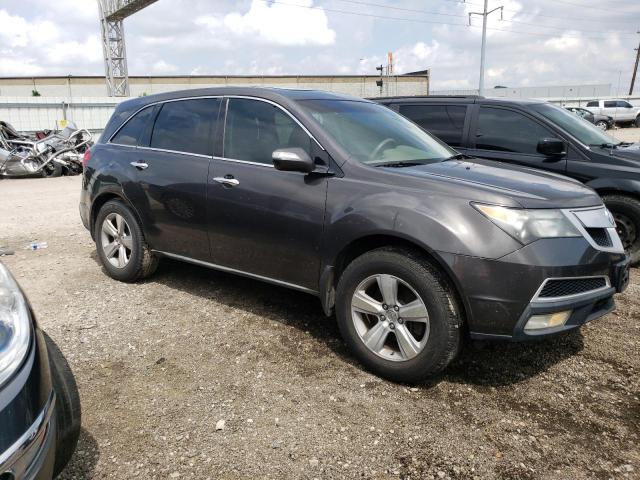 2HNYD2H62AH501930 - 2010 ACURA MDX TECHNOLOGY GRAY photo 4