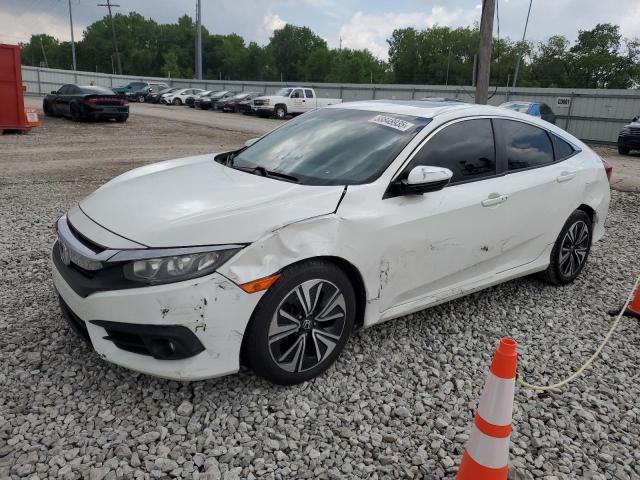 19XFC1F77HE017344 - 2017 HONDA CIVIC EXL WHITE photo 1
