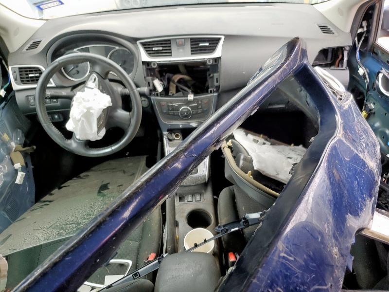 3N1AB7AP4KY303250 - 2019 NISSAN SENTRA S 蓝色 照片 8