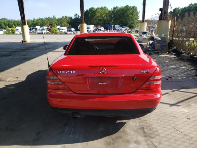 WDBKK47F6XF116278 - 1999 MERCEDES-BENZ SLK 230 KOMPRESSOR RED photo 6