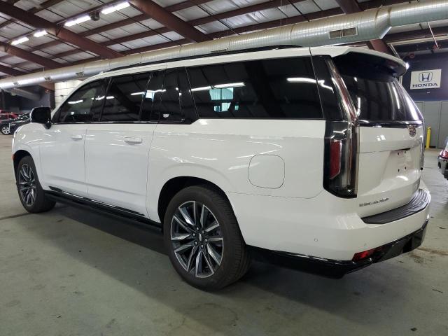 1GYS4PKL5MR256420 - 2021 CADILLAC ESCALADE ESV SPORT WHITE photo 2