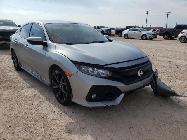 SHHFK7H48KU227797 - 2019 HONDA CIVIC SPORT GRAY photo 1