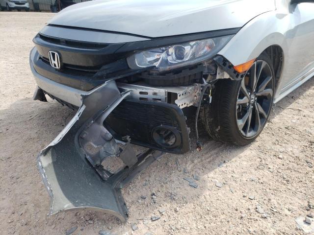 SHHFK7H48KU227797 - 2019 HONDA CIVIC SPORT GRAY photo 9