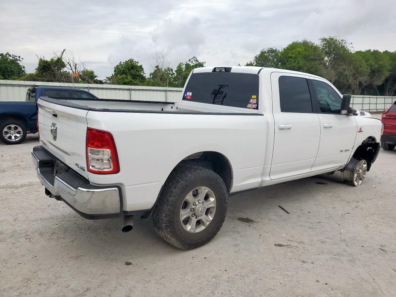 3C6UR5DL1NG149410 - 2022 RAM 2500 BIG HORN/LONE STAR WHITE photo 3