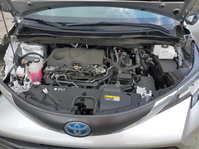 5TDJRKEC3NS122316 - 2022 TOYOTA SIENNA XLE Srebrny zdjęcie 12