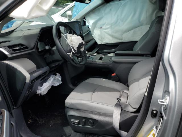 5TDJRKEC3NS122316 - 2022 TOYOTA SIENNA XLE Srebrny zdjęcie 7