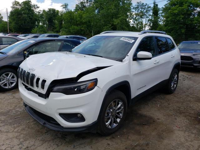 1C4PJMMXXMD158483 - 2021 JEEP CHEROKEE LATITUDE LUX WHITE photo 1