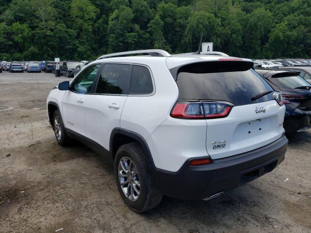 1C4PJMMXXMD158483 - 2021 JEEP CHEROKEE LATITUDE LUX WHITE photo 2