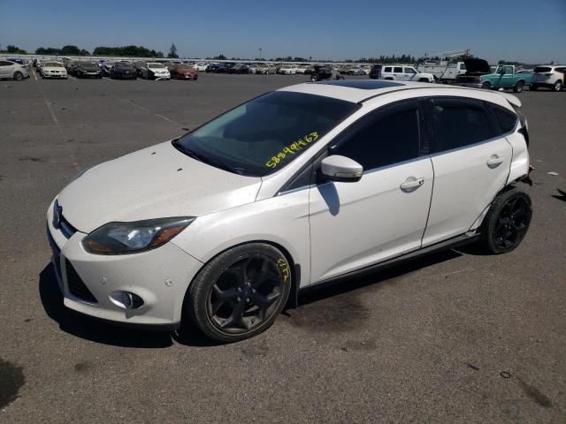 1FADP3N22DL104489 - 2013 FORD FOCUS TITANIUM WHITE photo 1