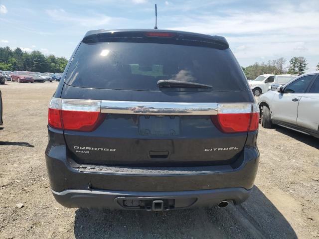 1C4RDJEG7DC638029 - 2013 DODGE DURANGO CITADEL BLACK photo 6