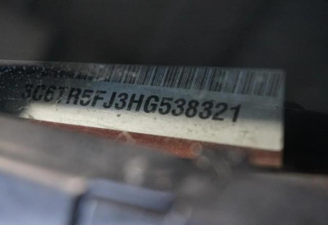 3C6TR5FJ3HG538321 - 2017 RAM 2500 LARAMIE Burgund zdjęcie 10