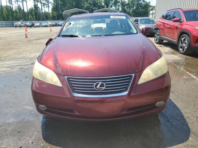 JTHBJ46G282189671 - 2008 LEXUS ES 350 BURGUNDY photo 5