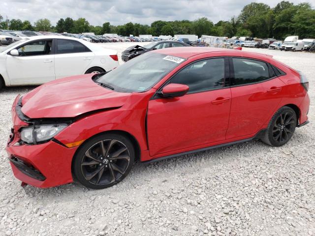 SHHFK7H44HU204607 - 2017 HONDA CIVIC SPORT RED photo 1