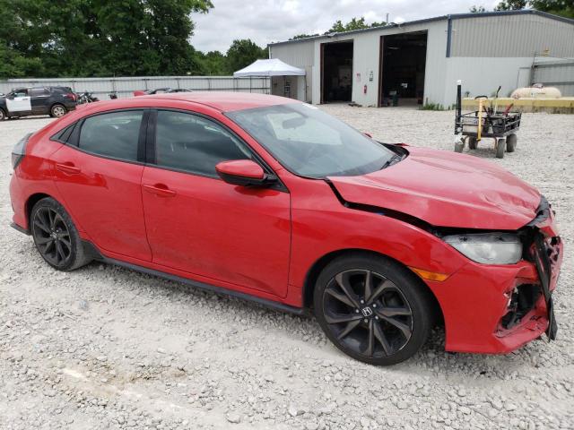 SHHFK7H44HU204607 - 2017 HONDA CIVIC SPORT RED photo 4