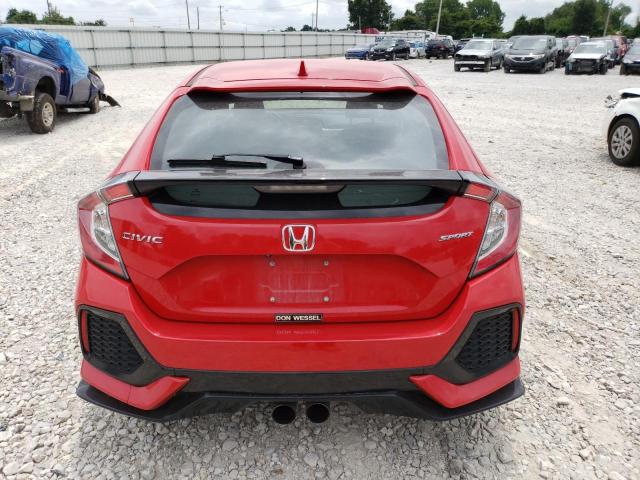 SHHFK7H44HU204607 - 2017 HONDA CIVIC SPORT RED photo 6