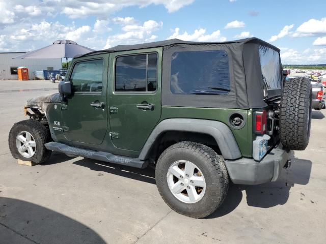 1J4GA39197L151799 - 2007 JEEP WRANGLER X GREEN photo 2