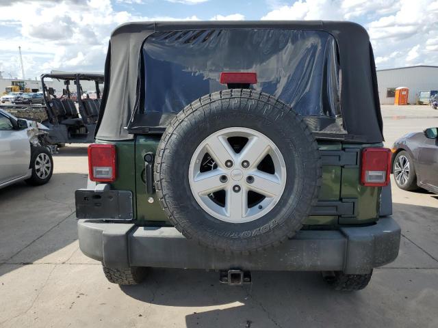 1J4GA39197L151799 - 2007 JEEP WRANGLER X GREEN photo 6