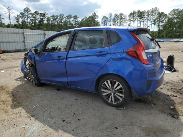 3HGGK5H85FM786238 - 2015 HONDA FIT EX BLUE photo 2