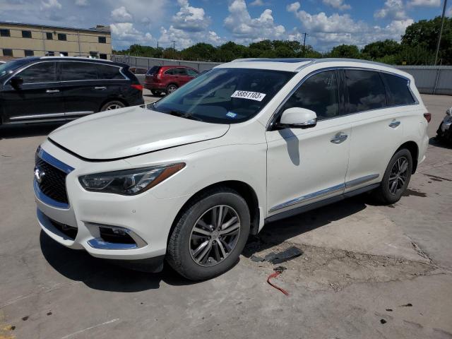 5N1DL0MN7KC503858 - 2019 INFINITI QX60 LUXE WHITE photo 1