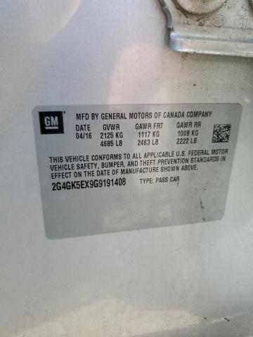 2G4GK5EX9G9191408 - 2016 BUICK REGAL 银色 照片 12