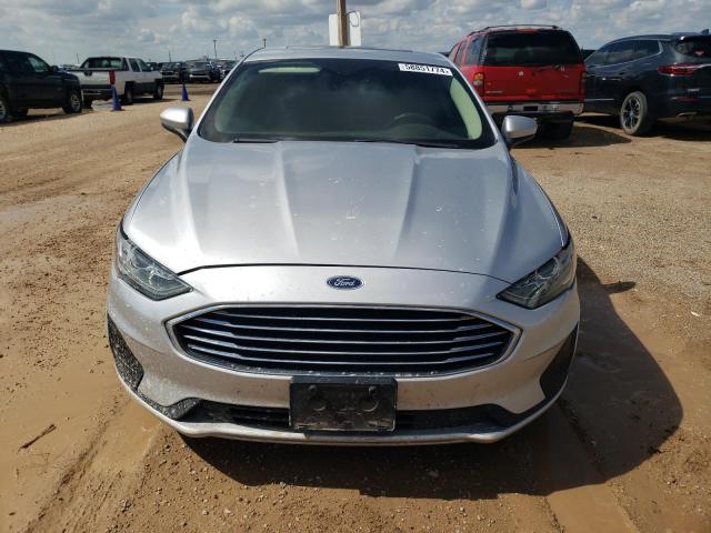 3FA6P0LU7KR141712 - 2019 FORD FUSION SE SILVER photo 5