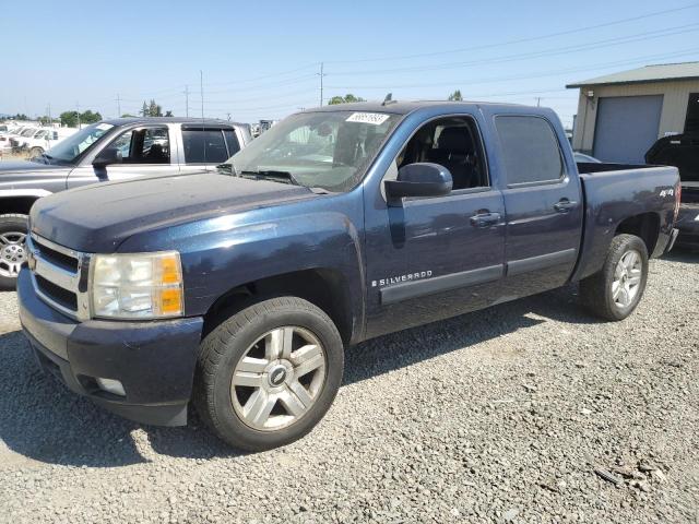 2GCEK13M771564912 - 2007 CHEVROLET SILVERADO K1500 CREW CAB BLUE photo 1