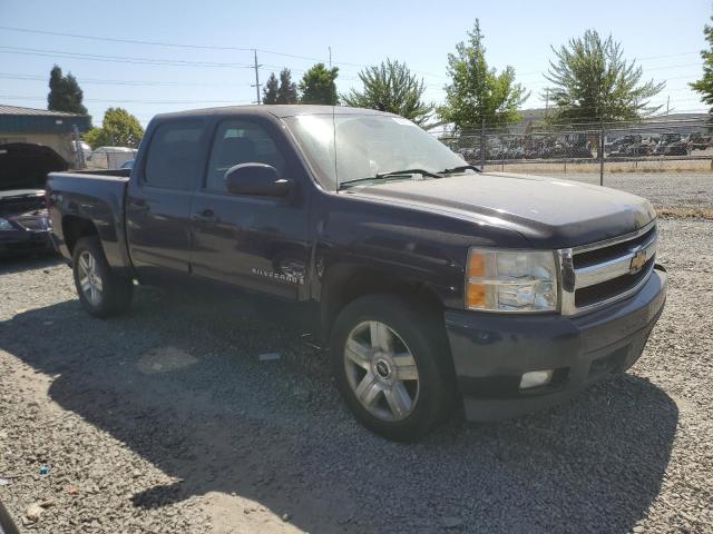 2GCEK13M771564912 - 2007 CHEVROLET SILVERADO K1500 CREW CAB BLUE photo 4