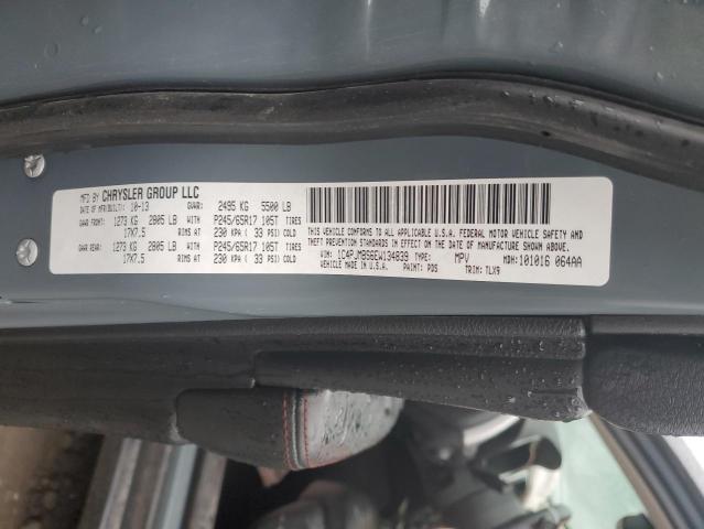 1C4PJMBS6EW134839 - 2014 JEEP CHEROKEE TRAILHAWK 灰色 照片 13