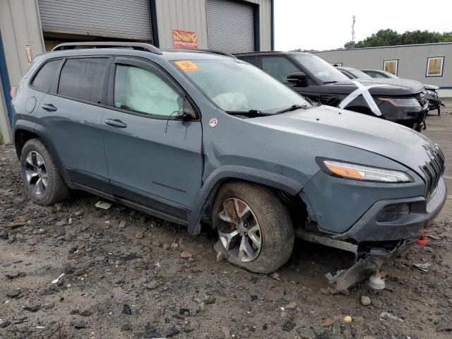 1C4PJMBS6EW134839 - 2014 JEEP CHEROKEE TRAILHAWK 灰色 照片 4