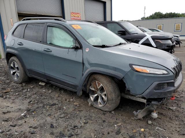 1C4PJMBS6EW134839 - 2014 JEEP CHEROKEE TRAILHAWK GRAY photo 4